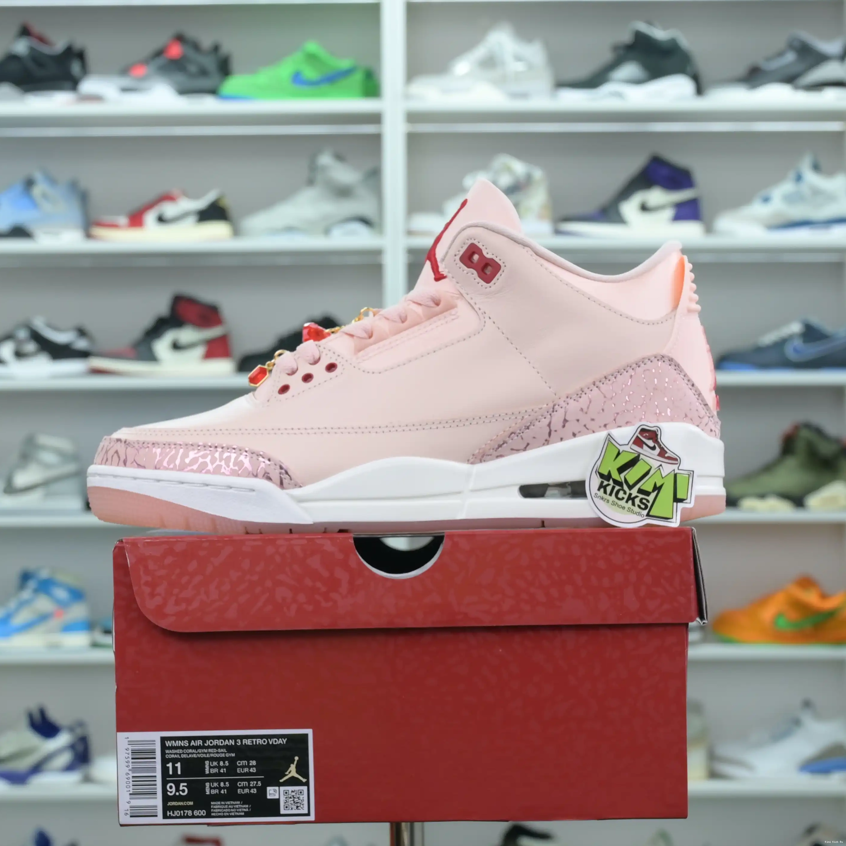 Day Jordan Air Valentine's 3 Jordan Kimikick 0628